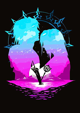 Final Fantasy Couple Silhouette