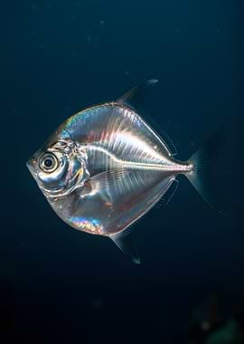 Silver Fish Underwater
