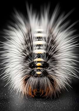 Close-up of a Hairy Caterpillar