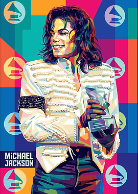 Michael Jackson Pop Art Portrait