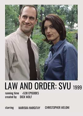 Law and Order SVU Poster