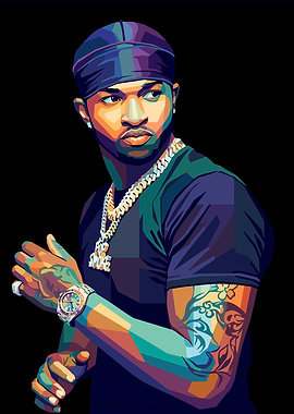 Pop Smoke Portrait