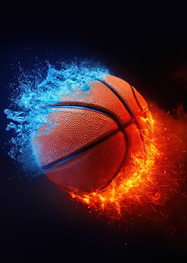 Basketball on Fire and Water
