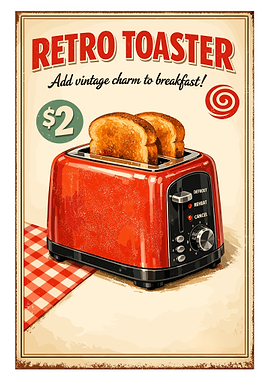 Retro Toaster Add Vintage Charm to Beakfast