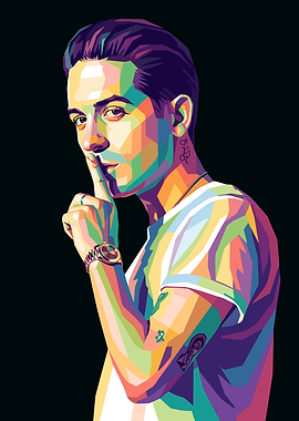 G-Eazy Pop Art Portrait