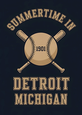 Summertime in Detroit Baseball