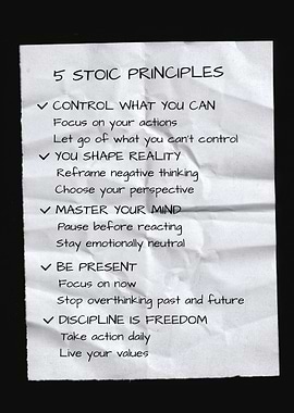 5 Stoic Principles