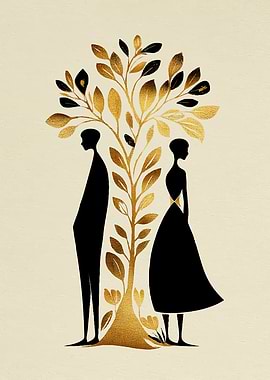 Couple and Golden Tree