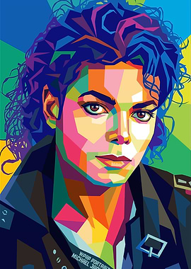 Michael Jackson Pop Art Portrait