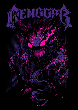 Gengar Dark Fantasy Art