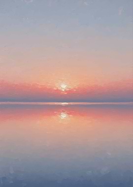 Sunset Reflection on Water