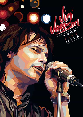 Jimi Jamison 1998 Live Hits Poster