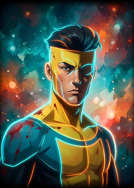 Invincible Superhero Portrait