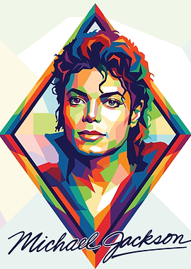 Michael Jackson Pop Art Portrait