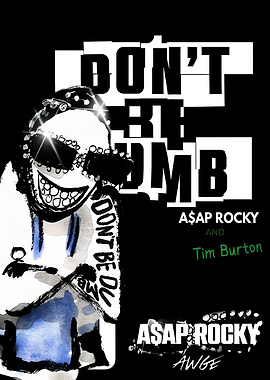A$AP Rocky and Tim Burton Collaboration Poster