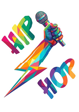 Colorful Hip Hop Microphone Fist