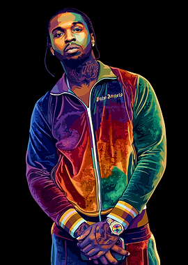 Pop Smoke Pop Art Portrait