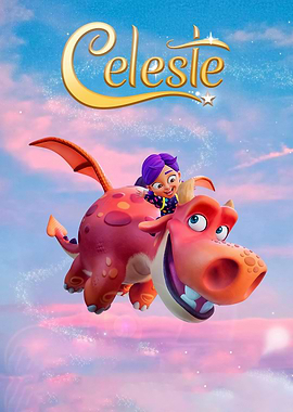 Celeste and Dragon Flying