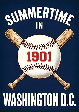 Summertime in Washington D.C. 1901 Baseball