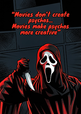 Ghostface Killer with Knife