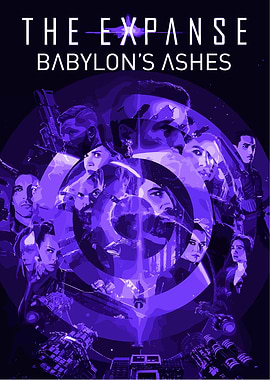 The Expanse: Babylon's Ashes Portrait in Purple