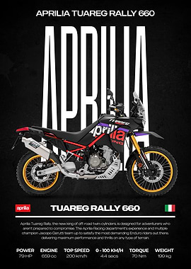 Aprilia Tuareg Rally 660 Motorcycle