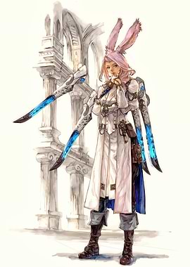 Viera Warrior with Energy Blades