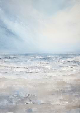 Abstract Seascape with Waves