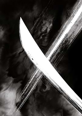 Abstract Brush Strokes with Sword