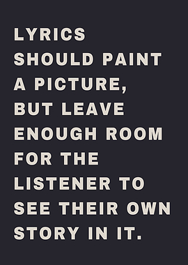 Inspirational Lyrics Quote