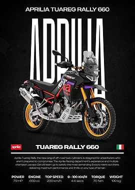 Aprilia Tuareg Rally 660 Motorcycle