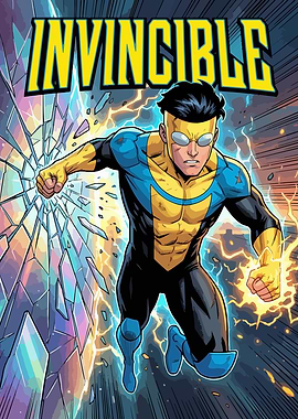 Invincible Breaking Through Glass