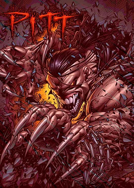 Pitt Breaking Through Debris