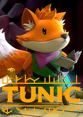 Tunic Fox Character with Sword and Book