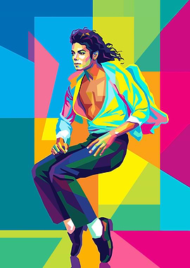 Michael Jackson Pop Art Portrait