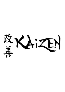 Kaizen Japanese Characters and Text