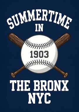 Summertime in the Bronx 1903 Baseball
