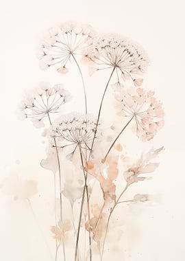 Delicate Wildflowers Art