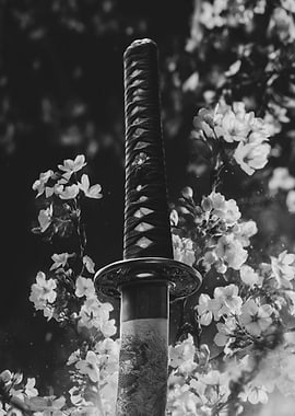 Katana with Cherry Blossoms