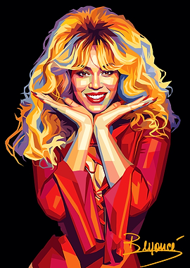 Beyoncé Pop Art Portrait