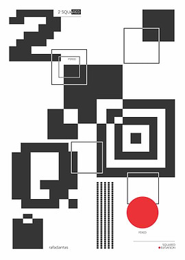 2 SQUARED - Abstract Geometric Composition