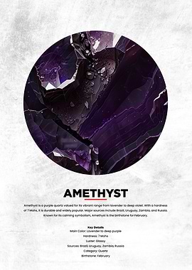 Amethyst Gemstone Information