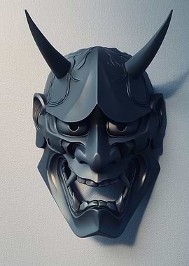 Japanese Oni Mask
