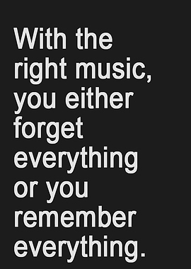 Inspirational quote about music