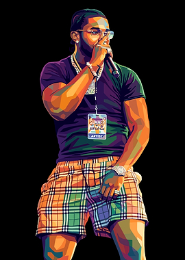 Pop Smoke Performing on Stage