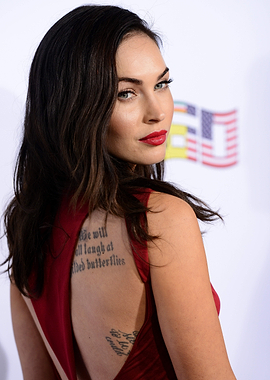 Megan Fox with Tattoos