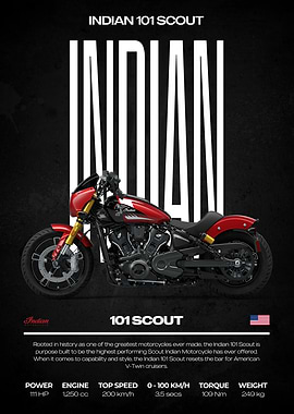 Indian 101 Scout Motorcycle