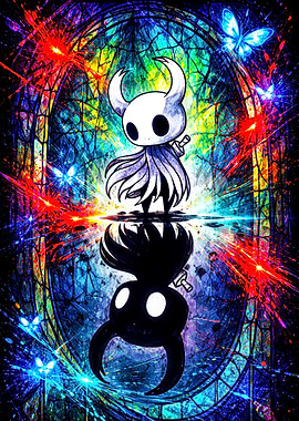 Hollow Knight Stained Glass Art