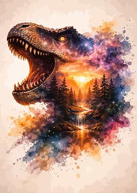 Dinosaur Galaxy Landscape