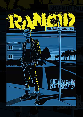 Rancid Skeleton Poster